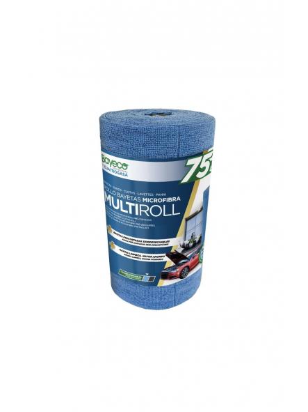 Rollo bayeta microfibra Multiroll azul 75 uds [0]