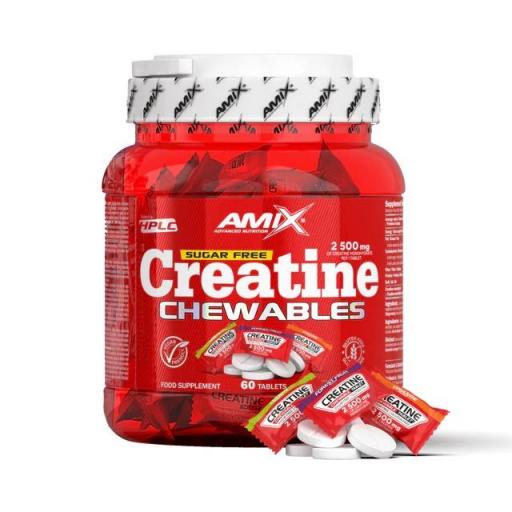 Creatina Monohidrato Masticable 60 tabl – Amix™ Creatina Masticable