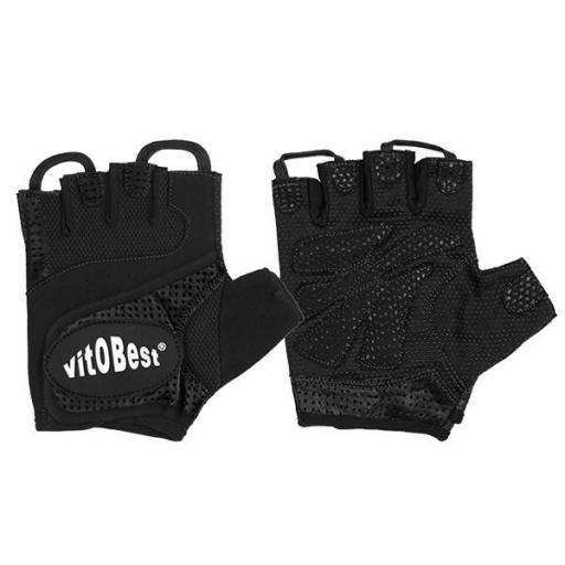 Guantes Cuero Negro