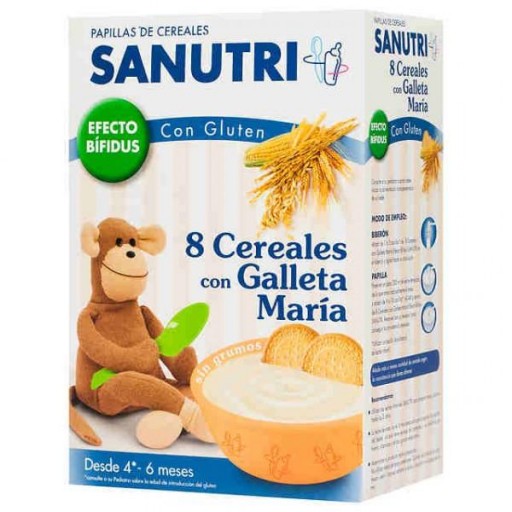 Sanutri 8 cereales Galleta María 600 gramos [0]