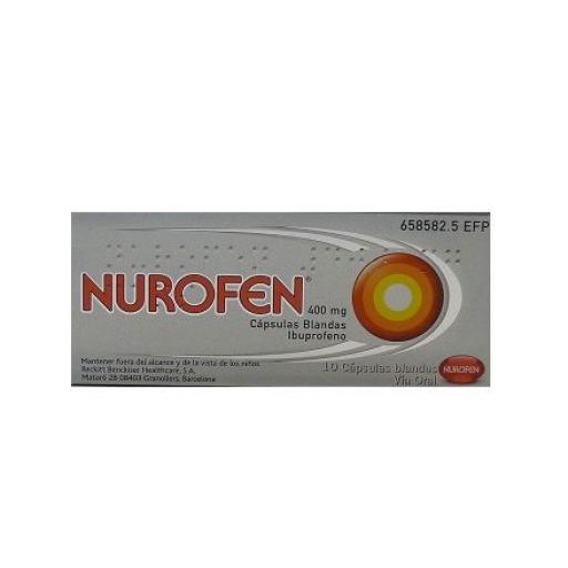 NUROFEN 400 MG 10 CAPSULAS BLANDAS