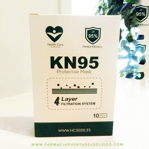 Caja de 10 mascarillas KN95 Protección FFP2  [0]