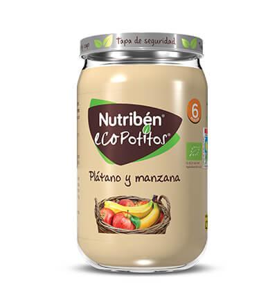 Ecopotito Nutribén Plátano y Manzana 235gr