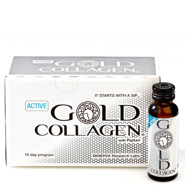 Minerva Active Gold Collagen (Pack de 10 botellas de 50 mL)