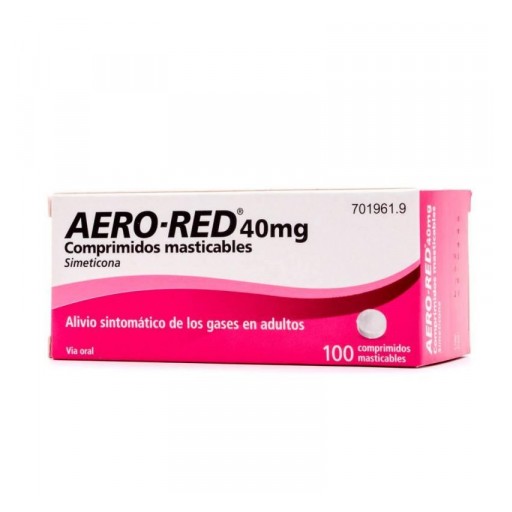 AERO RED 40 mg 100 COMPRIMIDOS MASTICABLES