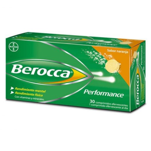 Berocca® Performance 30 comprimidos efervescentes sabor naranja [0]