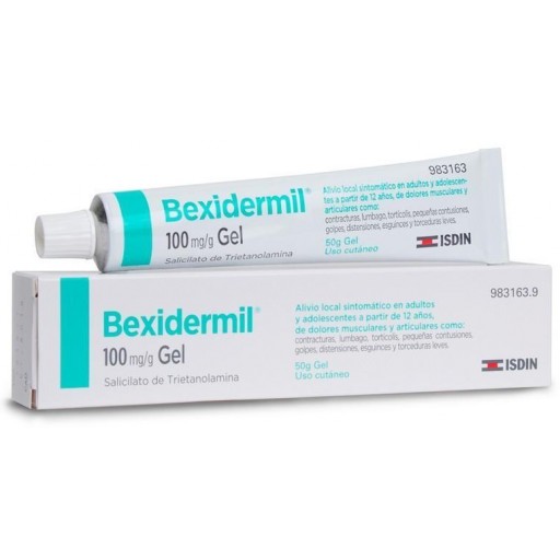 BEXIDERMIL 100 MG/G GEL TOPICO 50 G