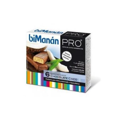 Bimanan Pro Barritas chocolate y coco 6 unidades [0]