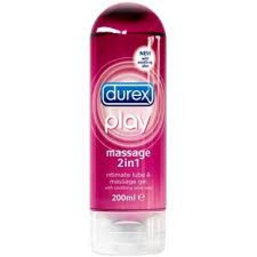 Durex Play Massage 2 en 1 gel de masaje y lubricante con Aloe Vera 200ml [0]