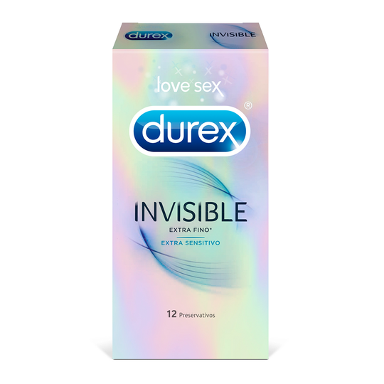 Preservativos Durex Invisible Extra Sensitivo 12 unidades