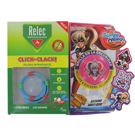 Relec Pulsera Antimosquitos Click-Clack Harley Quinn [0]