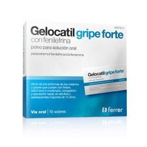 GELOCATIL GRIPE FORTE CON FENILEFRINA 10 SOBRES [0]