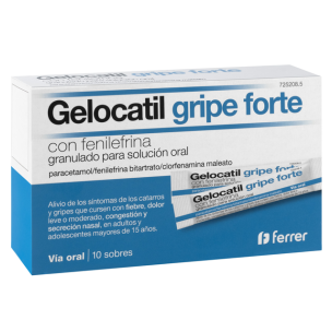 GELOCATIL GRIPE FORTE CON FENILEFRINA 20 COMPRIMIDOS