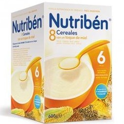 Nutriben 8 Cereales con un toque de miel 600 gramos [0]
