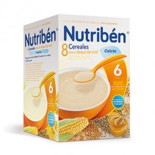 Nutriben 8 Cereales con un toque de miel y calcio 600 gramos