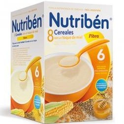 Nutriben 8 Cereales con un toque de miel y fibra 600 gramos