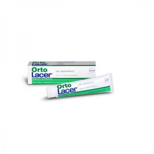 Lacer Ortolacer gel dentífrico menta 75 mL