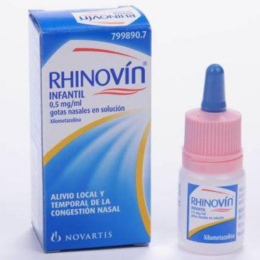 RHINOVIN INFANTIL 0.5 MG/ML GOTAS NASALES 1 FRASCO SOLUCION 10 ML [0]