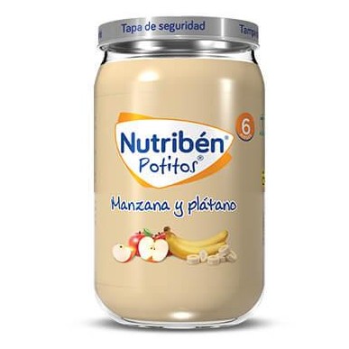 Potito Nutribén Manzana y Plátano  235gr