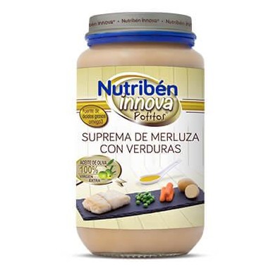 Potito Nutribén Innova Suprema de Merluza con Verduras 235gr
