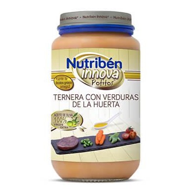 Potito Nutribén Innova Ternera con Verduras de la Huerta 235gr