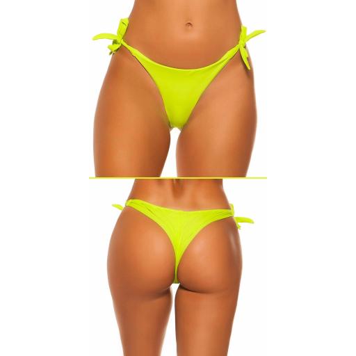 Bikini slip tanga amarillo neón [6]