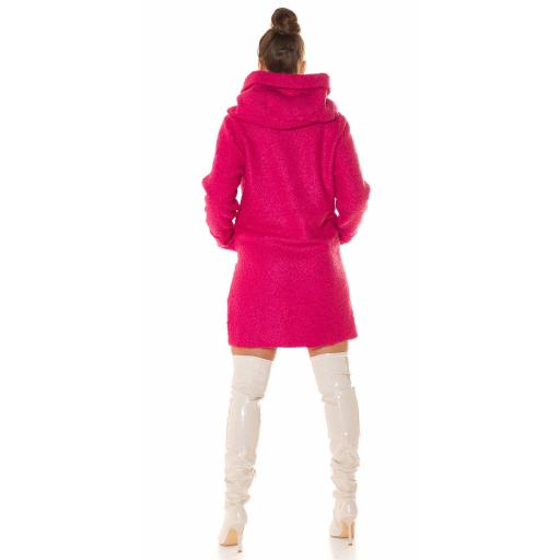 Abrigo de lana rosa [3]