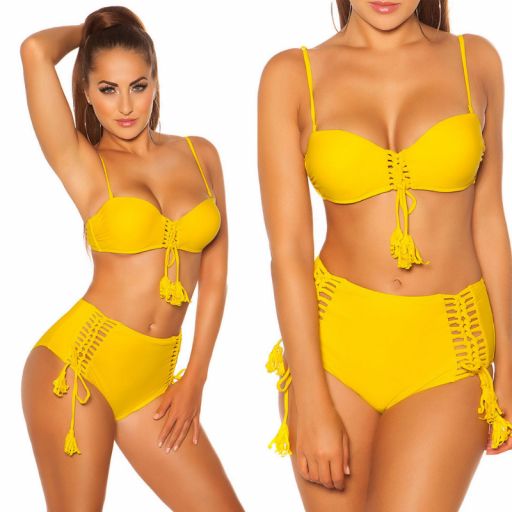 Bikini push up Riazor amarillo