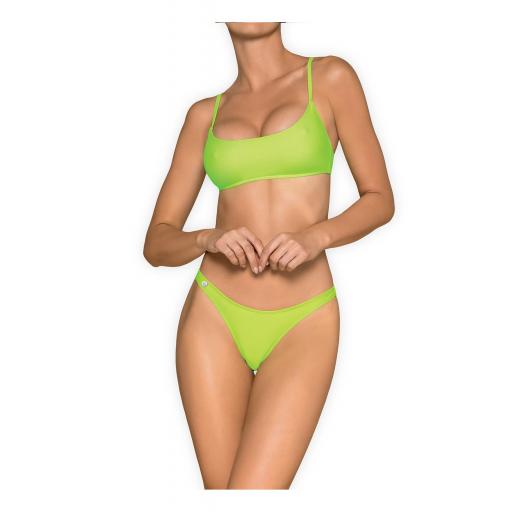 Bikini tanga alta verde [1]