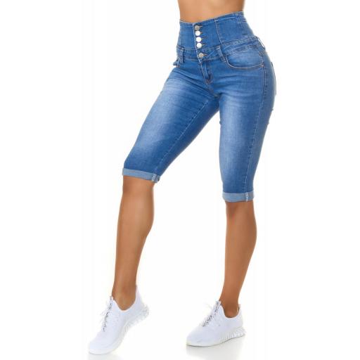 Capri jeans de cintura alta [3]