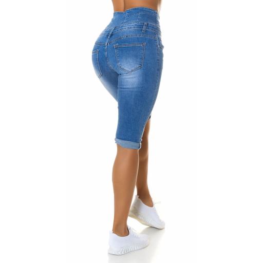 Capri jeans de cintura alta [4]