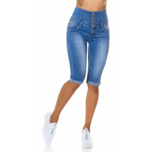 Capri jeans de cintura alta [2]