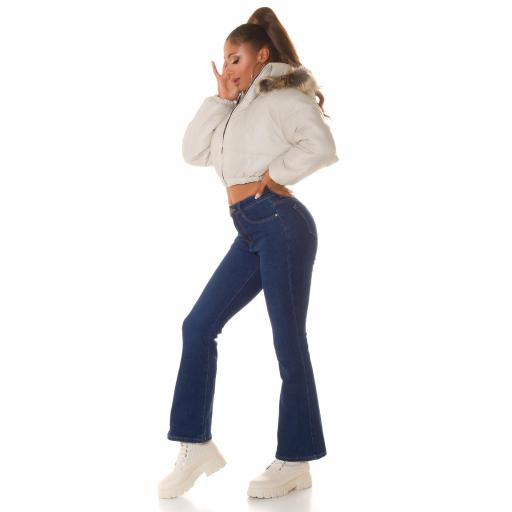 Jeans de mujer cintura alta campana [3]