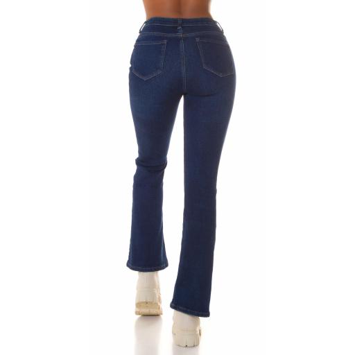 Jeans de mujer cintura alta campana [1]