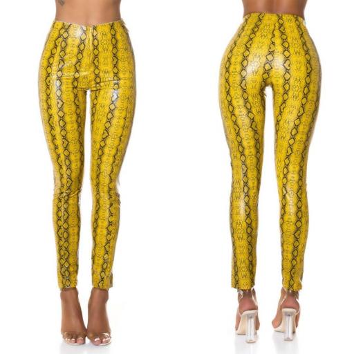 Leggings serpiente Amarillo [1]