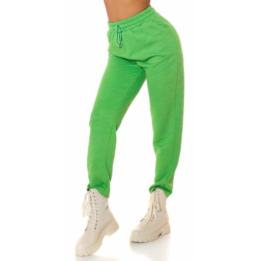Pantalón Joggers cintura alta verde [3]