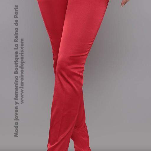Pantalones ajustados AUM Rojo [0]