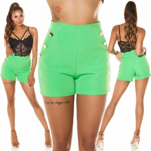 Shorts moda verano Verde