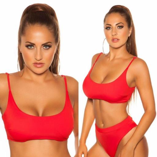 Top bikini ajustable rojo [2]