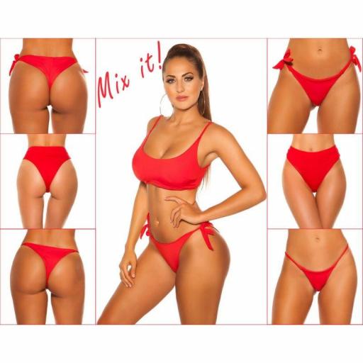 Top bikini ajustable rojo [3]