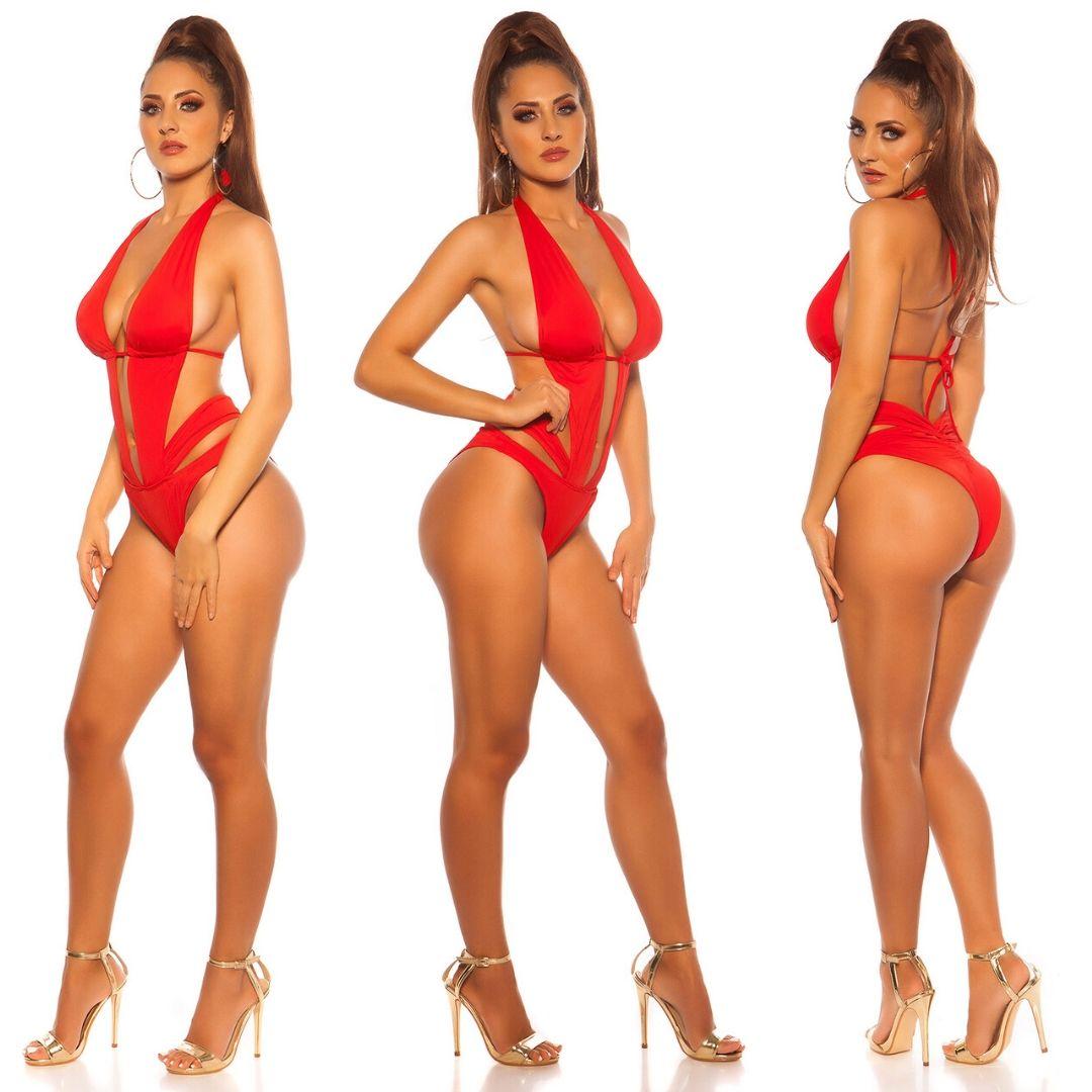 Comprar Trikini Rojo Chic Alaia Trikinis 2023 Tendencias