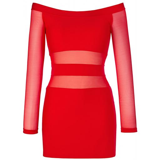 Vestido rojo ultrafemenino de microfibra [3]