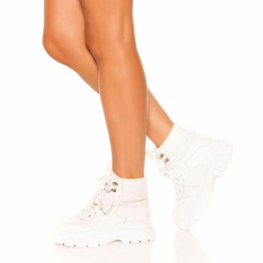 Zapatilla  blancas sport plataforma  [1]