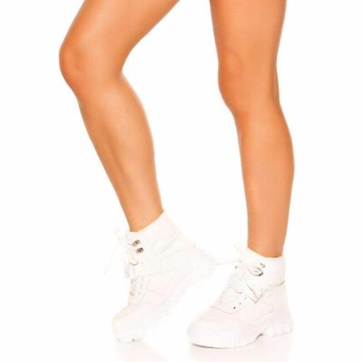 Zapatilla  blancas sport plataforma  [3]