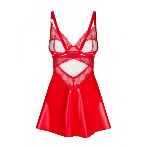 Babydoll Rojo Romántico y provocador [3]