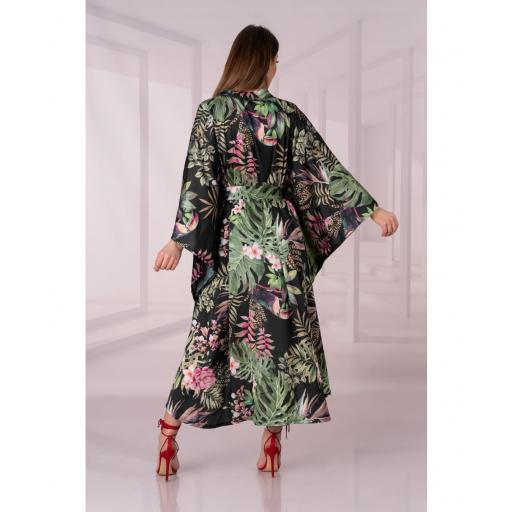 Bata Kimono de Seducción Tropical [2]