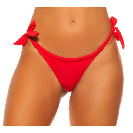 Bikini slip tanga rojo para combinar