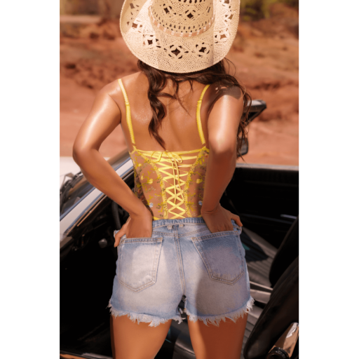 Body amarillo con flores del deseo [5]