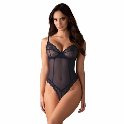 Body Azul con Entrepierna Abierta [0]