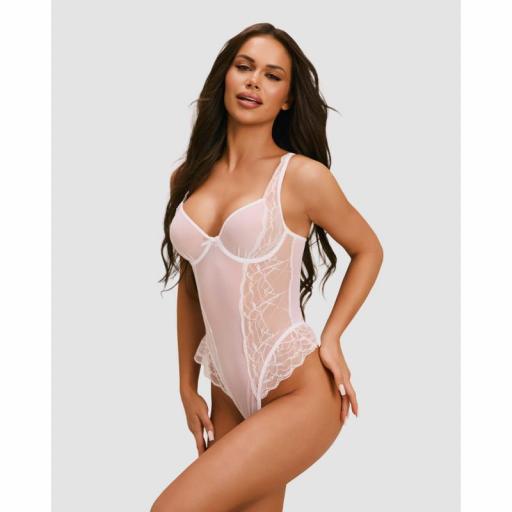 Body Blanco Transparente con Abertura [3]